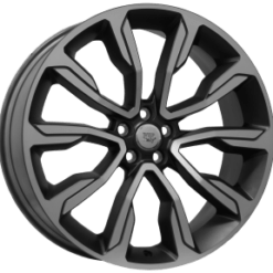 Jante Land Rover Style 22x9 ET45 5x108 MATT GM POLISHED